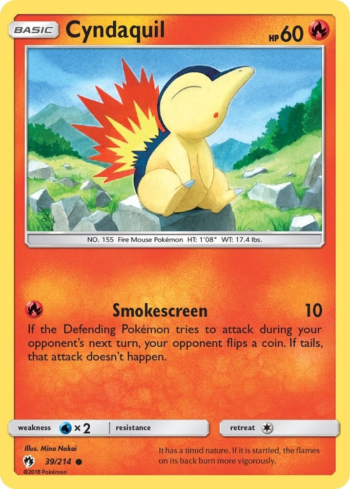 Image for Cyndaquil (39) (39/214) [SM - Lost Thunder]