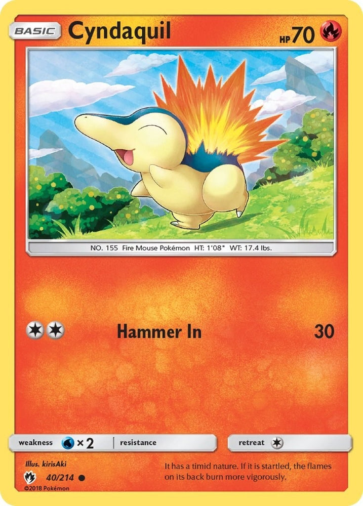 Image for Cyndaquil (40) (40/214) [SM - Lost Thunder]
