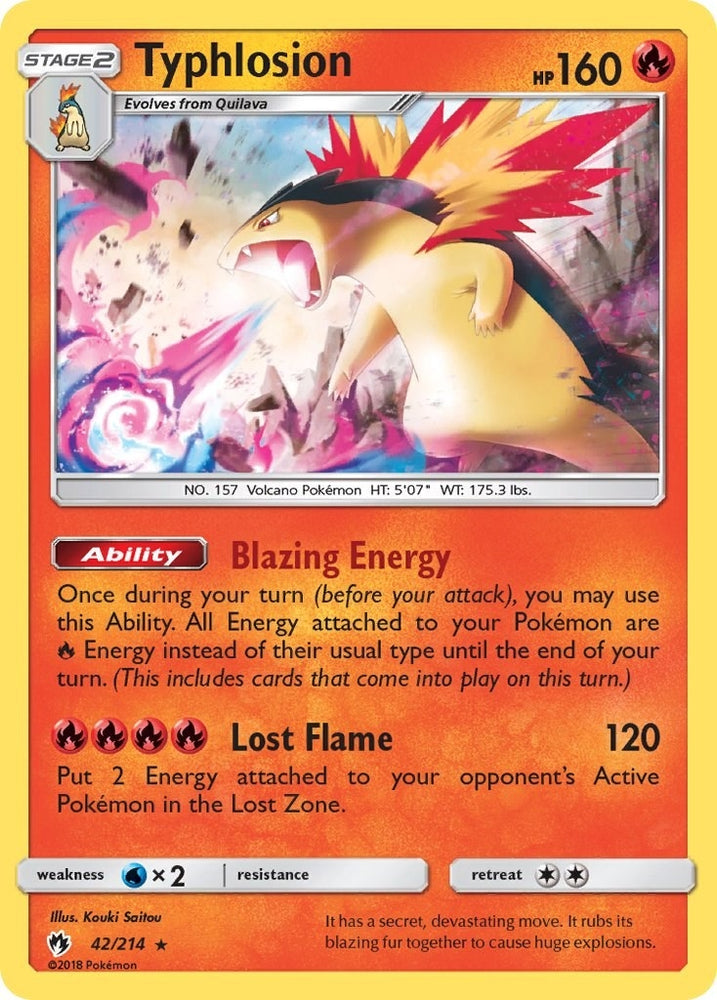 Image for Typhlosion (42/214) [SM - Lost Thunder]
