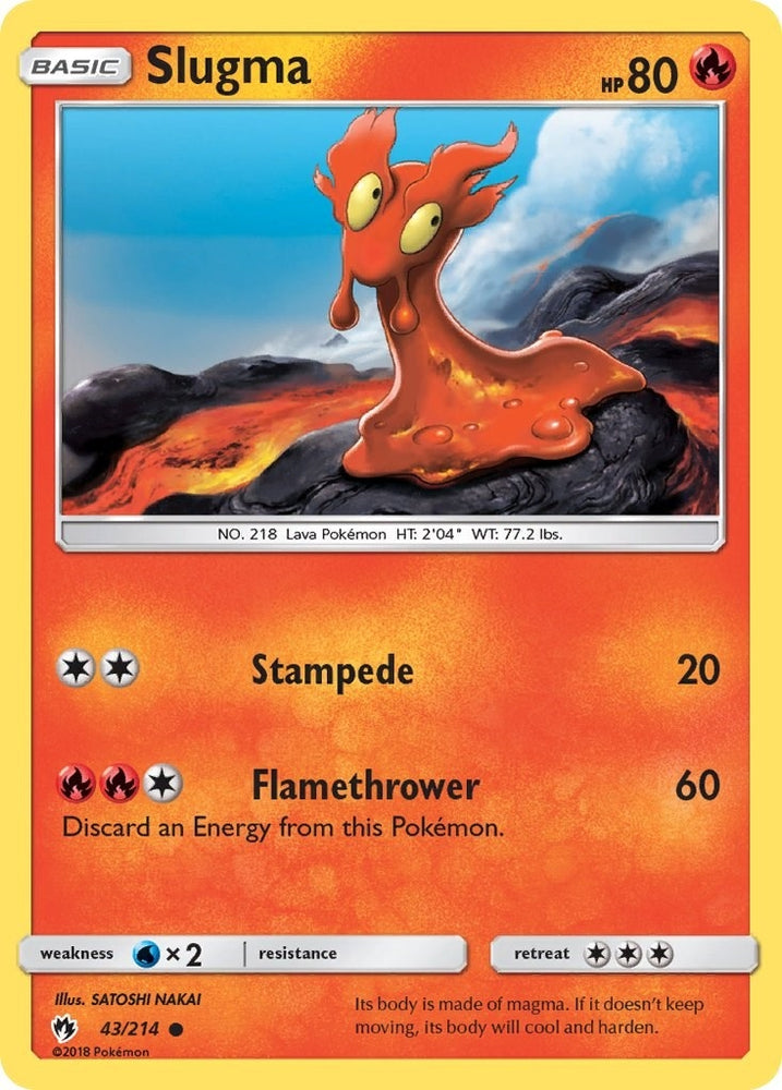Image for Slugma (43/214) [SM - Lost Thunder]