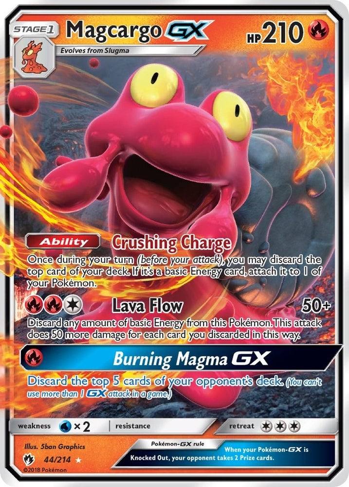 Image for Magcargo GX (44/214) [SM - Lost Thunder]