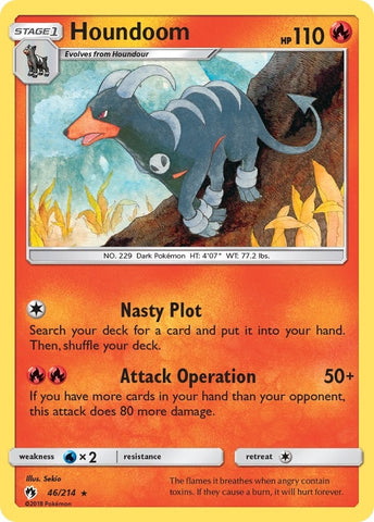Image for Houndoom (46/214) [SM - Lost Thunder]