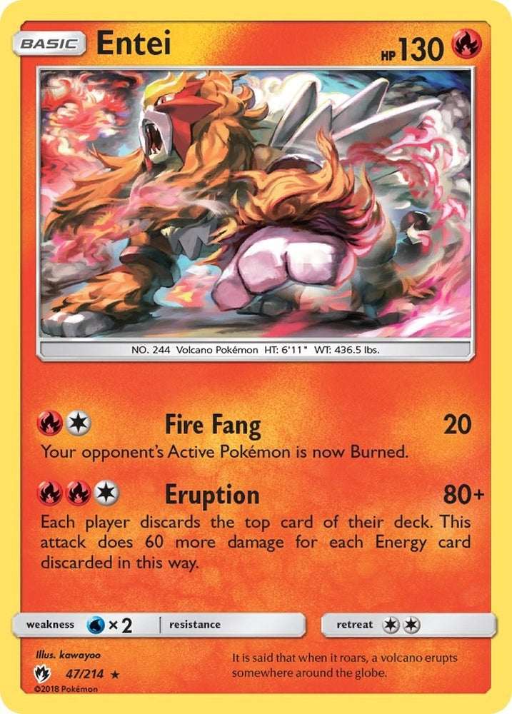 Image for Entei (47/214) [SM - Lost Thunder]
