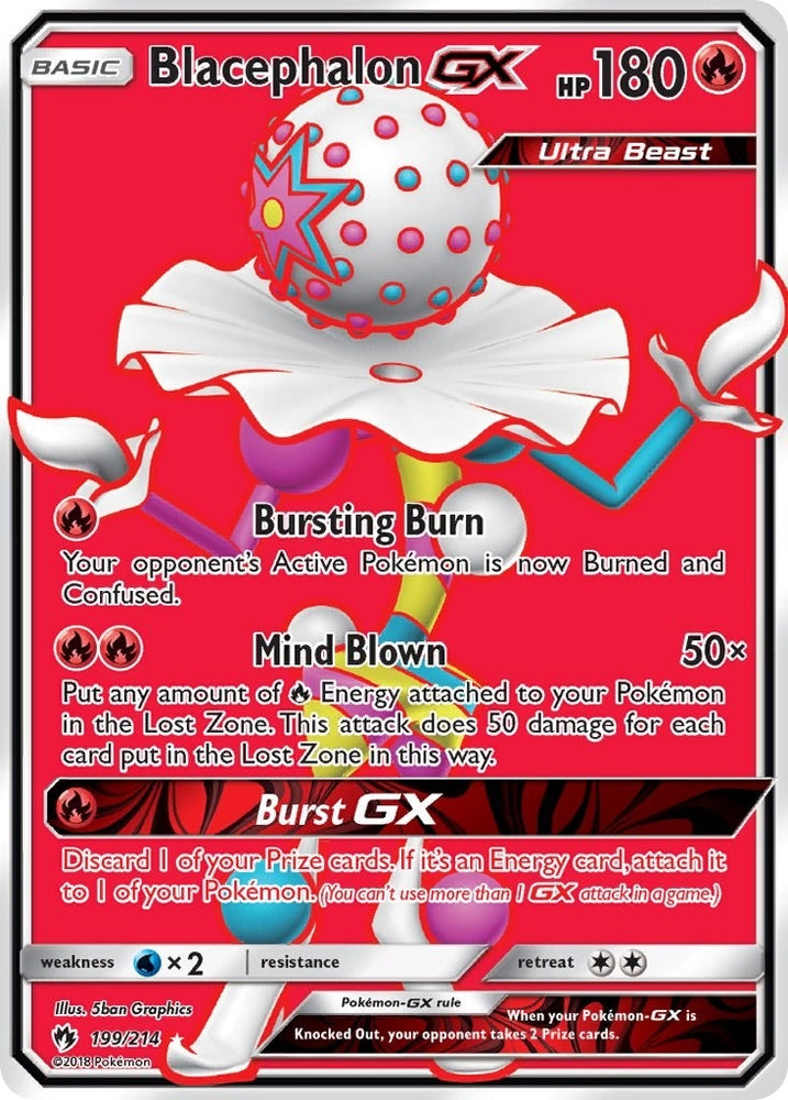 Image for Blacephalon GX (Full Art) (199/214) [SM - Lost Thunder]