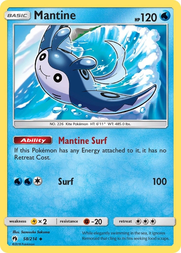 Image for Mantine (58/214) [SM - Lost Thunder]