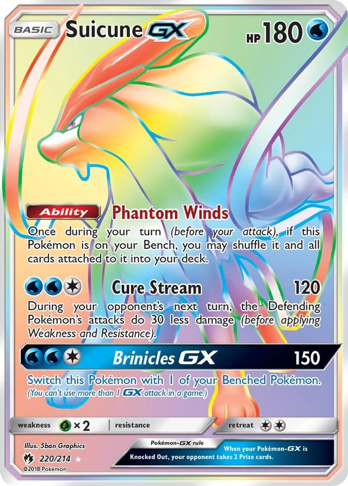 Image for Suicune GX (Secret) (220/214) [SM - Lost Thunder]