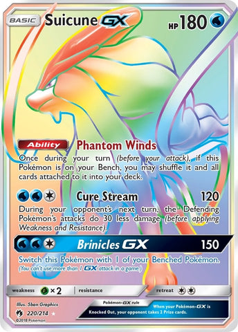 Image for Suicune GX (Secret) (220/214) [SM - Lost Thunder]