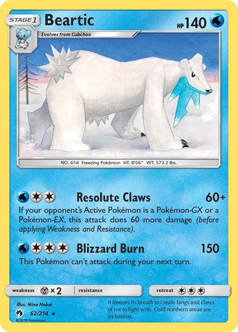 Image for Beartic (62/214) [SM - Lost Thunder]