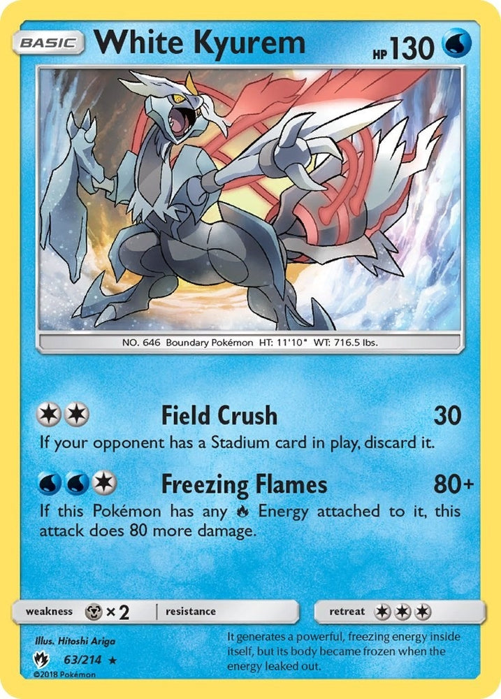 Image for White Kyurem (63/214) - Pokemon