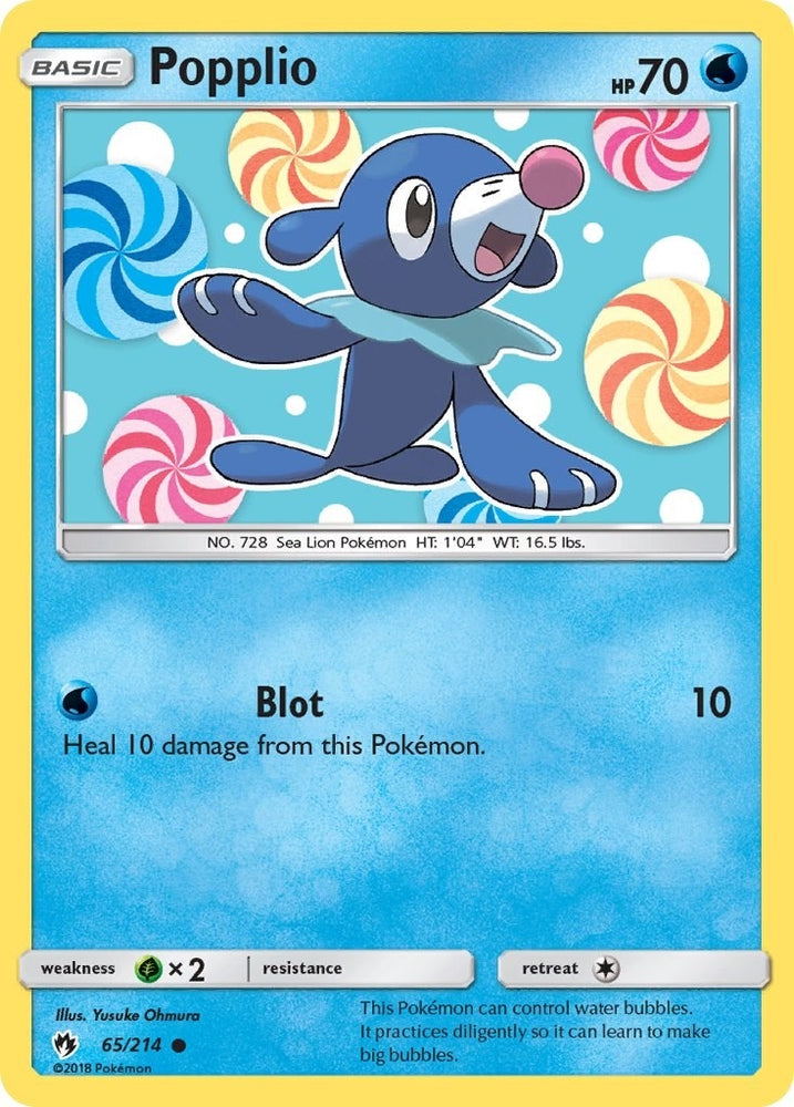 Image for Popplio (65) (65/214) [SM - Lost Thunder]