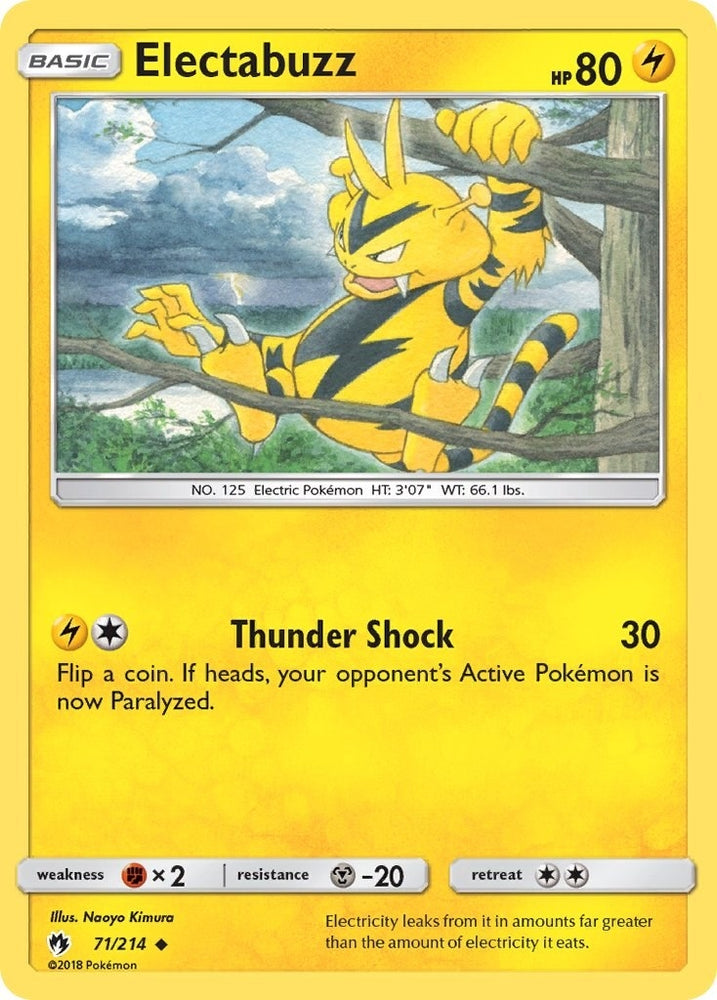 Image for Electabuzz (71/214) [SM - Lost Thunder]