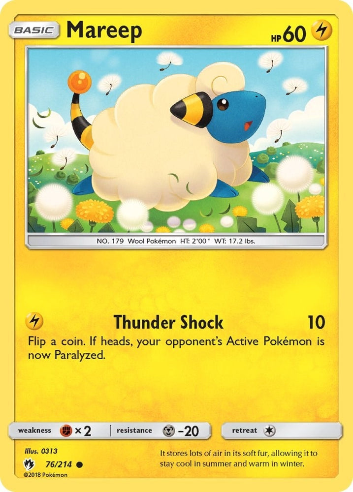 Image for Mareep (76) (76/214) [SM - Lost Thunder]
