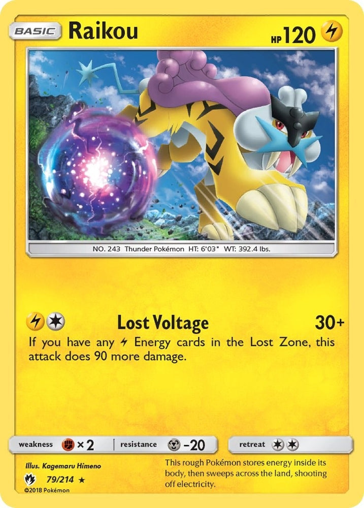 Image for Raikou (79/214) - Pokemon