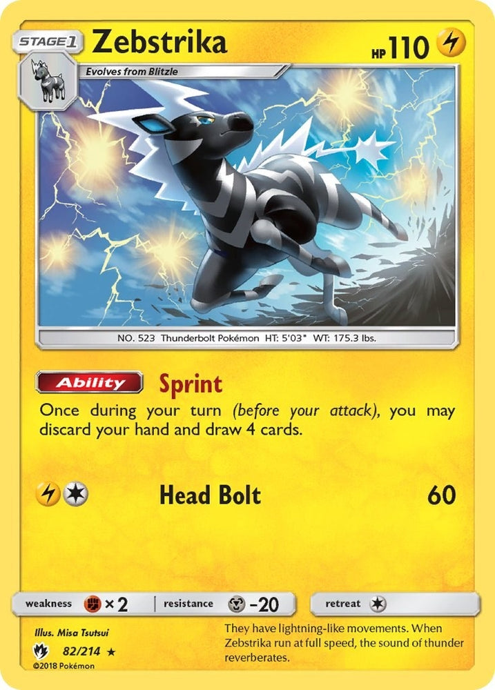 Image for Zebstrika (82/214) - Pokemon