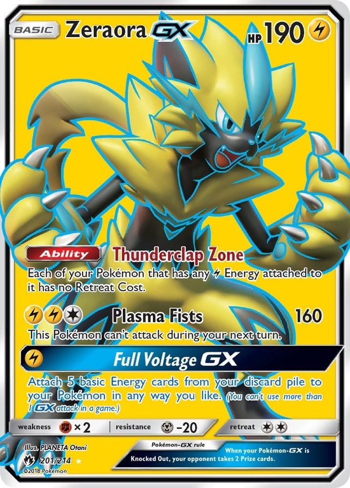 Image for Zeraora GX (Full Art) (201/214) [SM - Lost Thunder]
