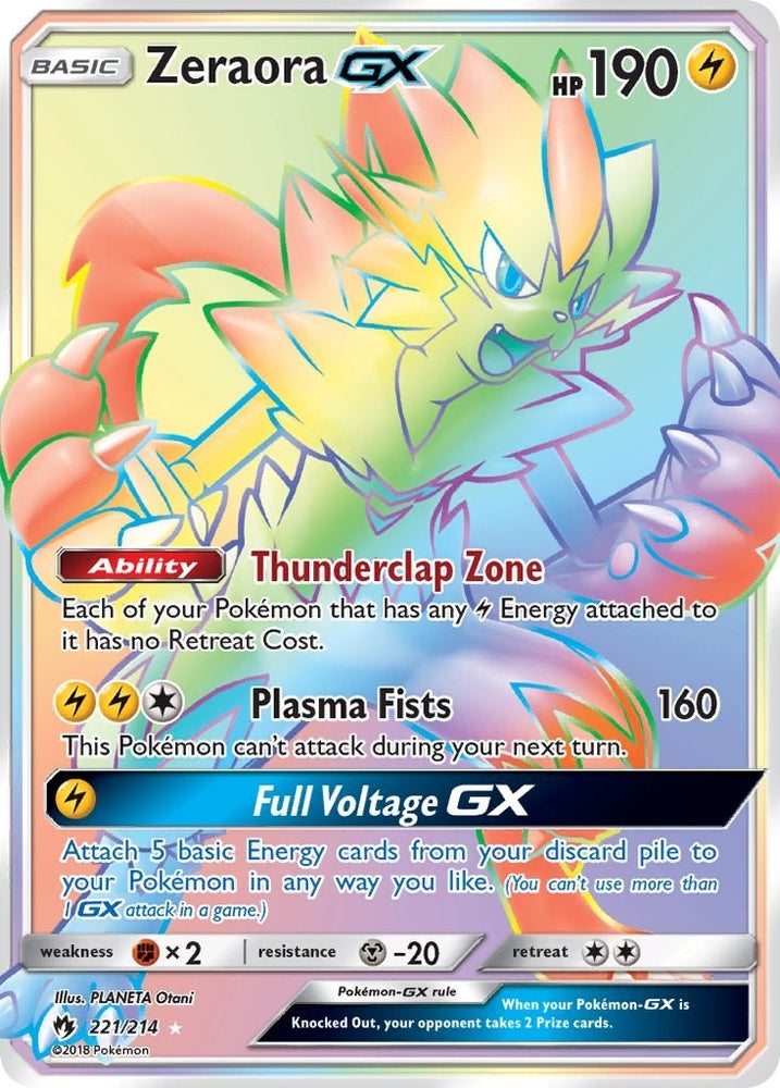 Image for Zeraora GX (Secret) (221/214) - Pokemon