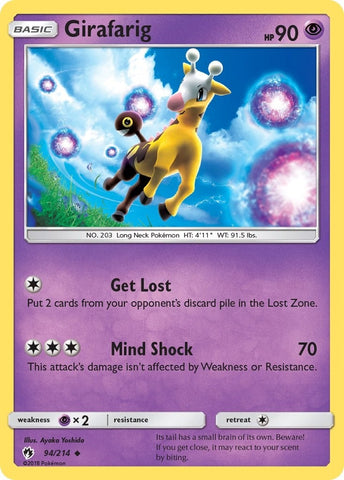 Image for Girafarig (94/214) [SM - Lost Thunder]