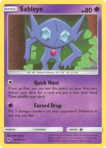 Image for Sableye (96/214) [SM - Lost Thunder]