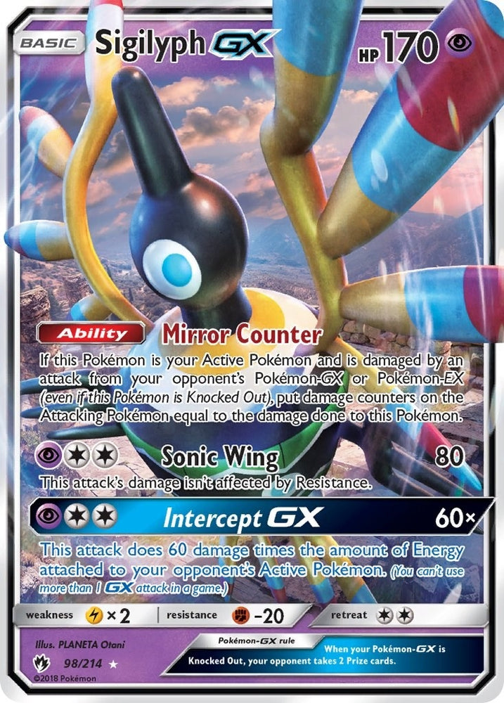 Image for Sigilyph GX (98/214) - Pokemon