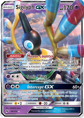 Image for Sigilyph GX (98/214) - Pokemon