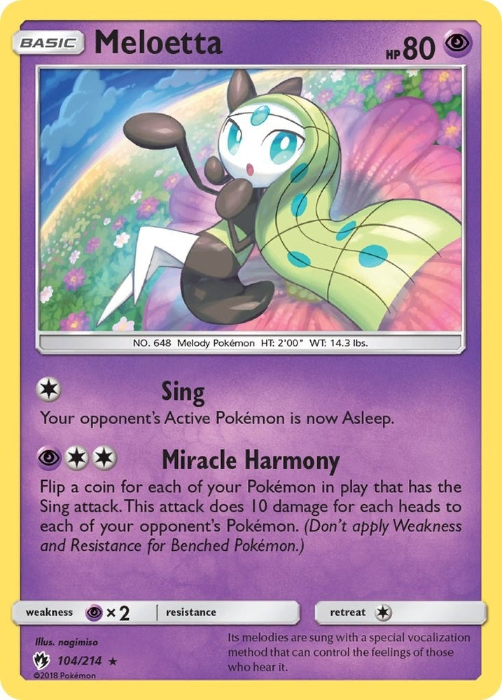 Image for Meloetta (104/214) [SM - Lost Thunder]