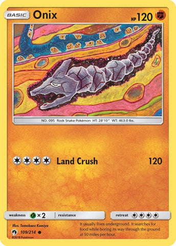 Image for Onix (109/214) [SM - Lost Thunder]