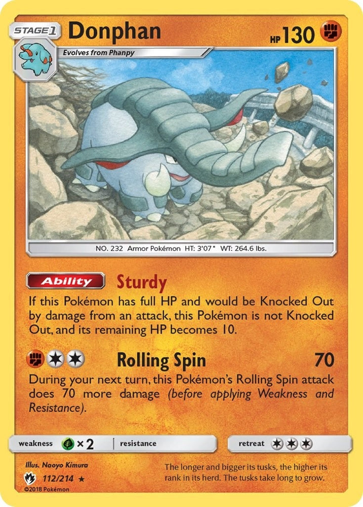 Image for Donphan (112/214) [SM - Lost Thunder]