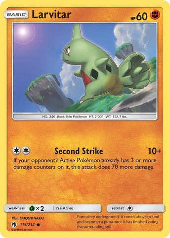 Image for Larvitar (115) (115/214) [SM - Lost Thunder]