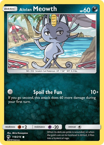Image for Alolan Meowth (118/214) [SM - Lost Thunder]