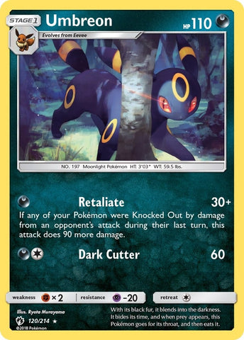 Image for Umbreon (120/214) [SM - Lost Thunder]