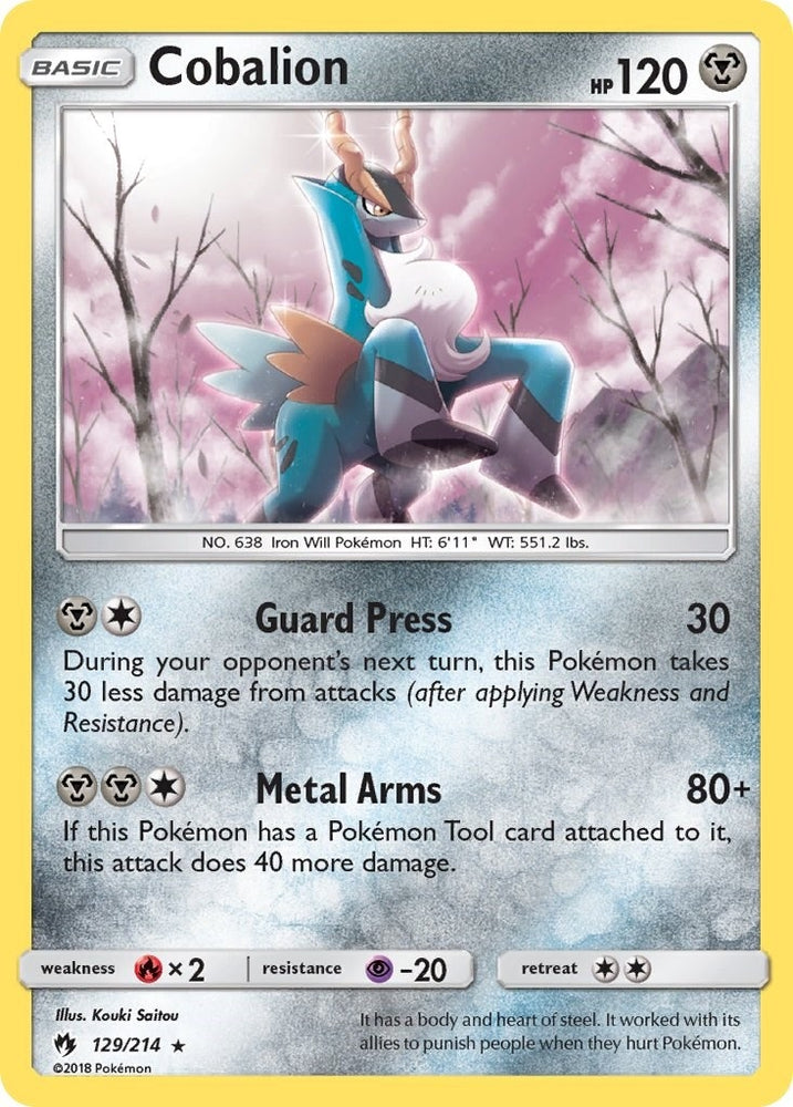 Image for Cobalion (129/214) [SM - Lost Thunder]