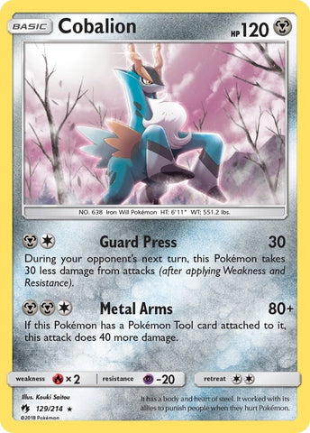 Image for Cobalion (129/214) [SM - Lost Thunder]