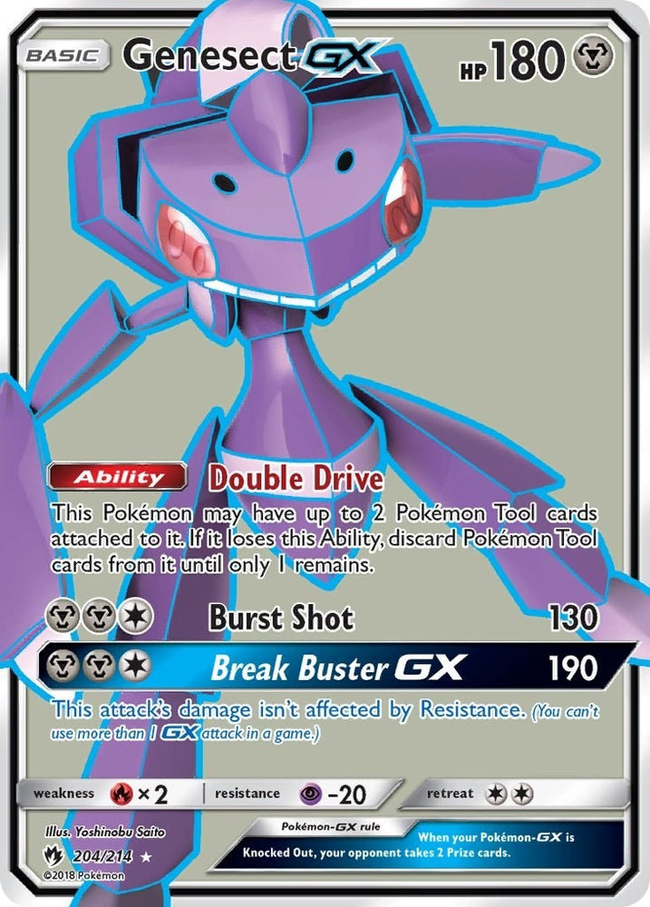 Image for Genesect GX (Full Art) (204/214) [SM - Lost Thunder]
