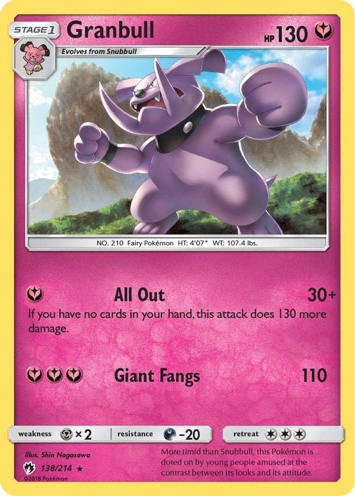 Image for Granbull (138/214) [SM - Lost Thunder]