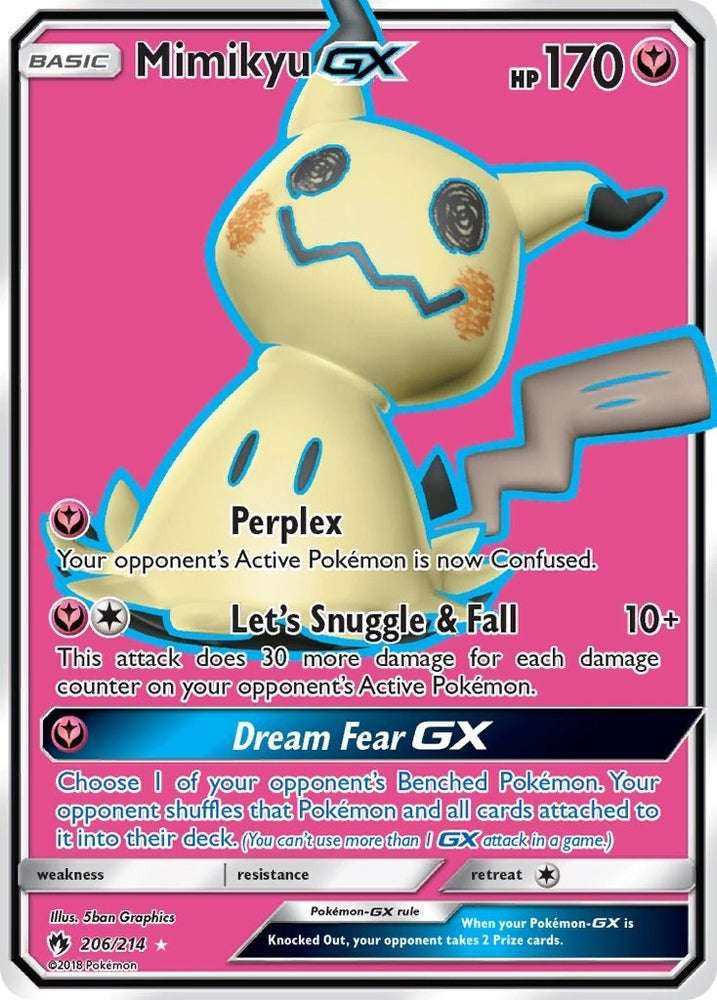 Image for Mimikyu GX (Full Art) (206/214) [SM - Lost Thunder]