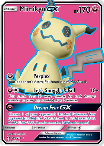 Image for Mimikyu GX (Full Art) (206/214) [SM - Lost Thunder]