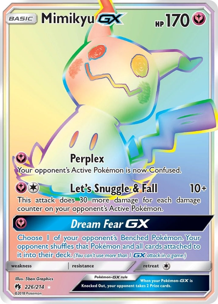 Image for Mimikyu GX (Secret) (226/214) [SM - Lost Thunder]