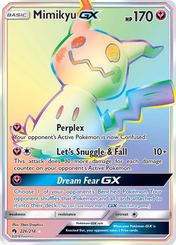 Image for Mimikyu GX (Secret) (226/214) [SM - Lost Thunder]