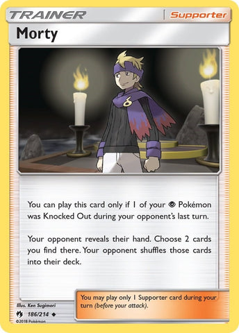 Image for Morty (186/214) [SM - Lost Thunder]