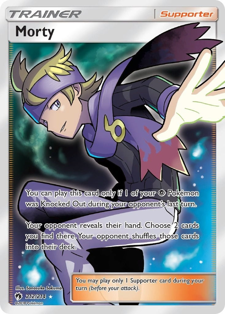 Image for Morty (Full Art) (212/214) [SM - Lost Thunder]
