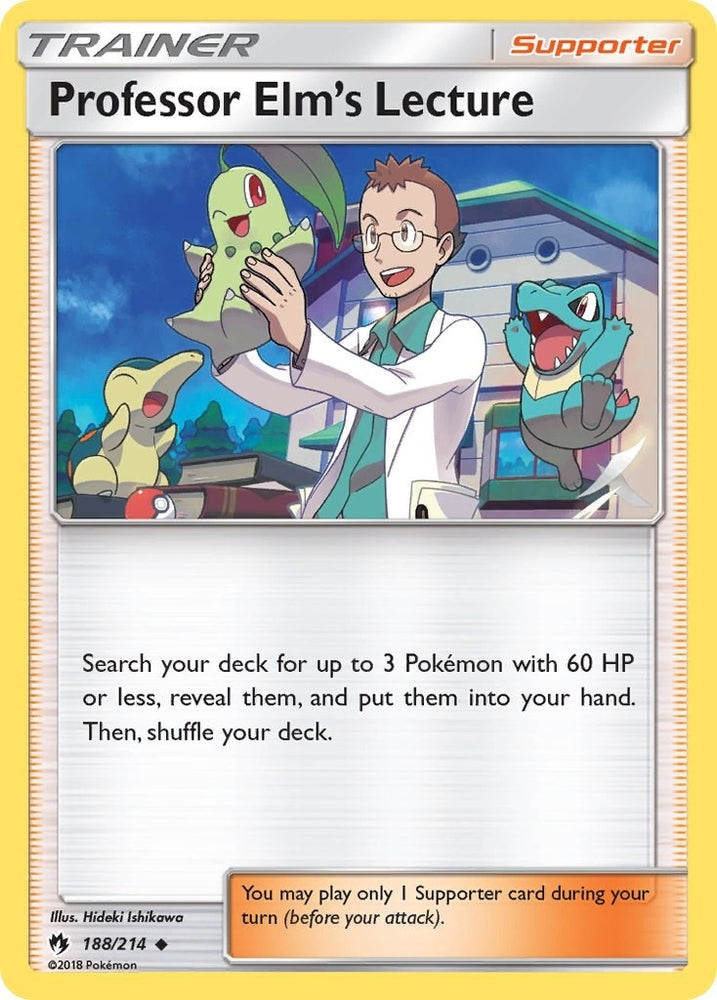 Image for Professor Elm's Lecture (188/214) - Pokemon