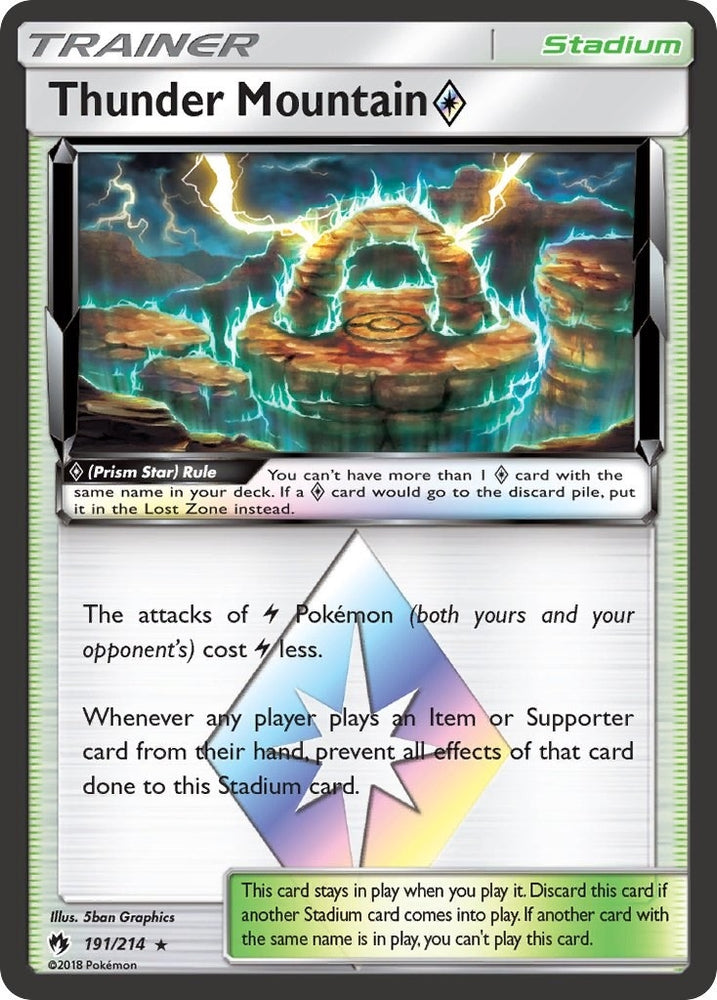 Image for Thunder Mountain Prism Star (191/214) [SM - Lost Thunder]