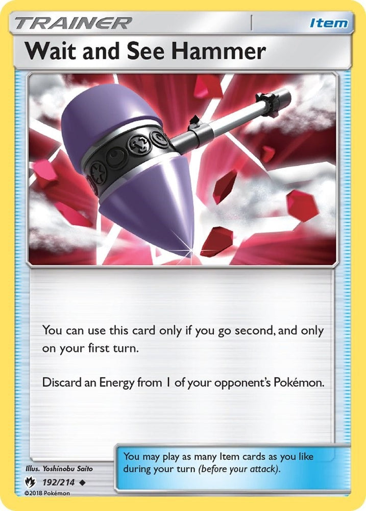 Image for Wait and See Hammer (192/214) - Pokemon