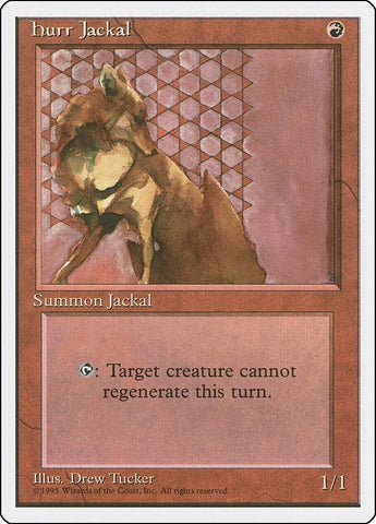 Image for Hurr Jackal [Fourth Edition]