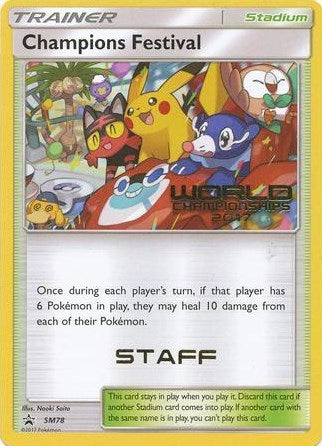 Image for Champions Festival - SM78 (World Championships 2017) [Staff] (SM78) [SM Promos]