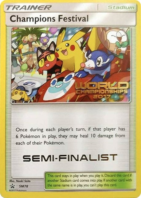 Image for Champions Festival - SM78 (World Championships 2017) [Semi-Finalist] (SM78) [SM Promos]
