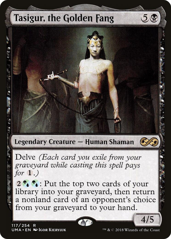 Image for Tasigur, the Golden Fang (117) - Magic: The Gathering