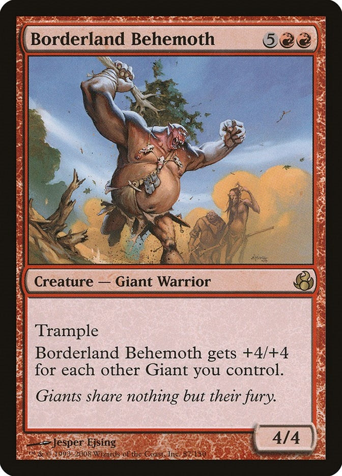 Image for Borderland Behemoth (87) [Morningtide]