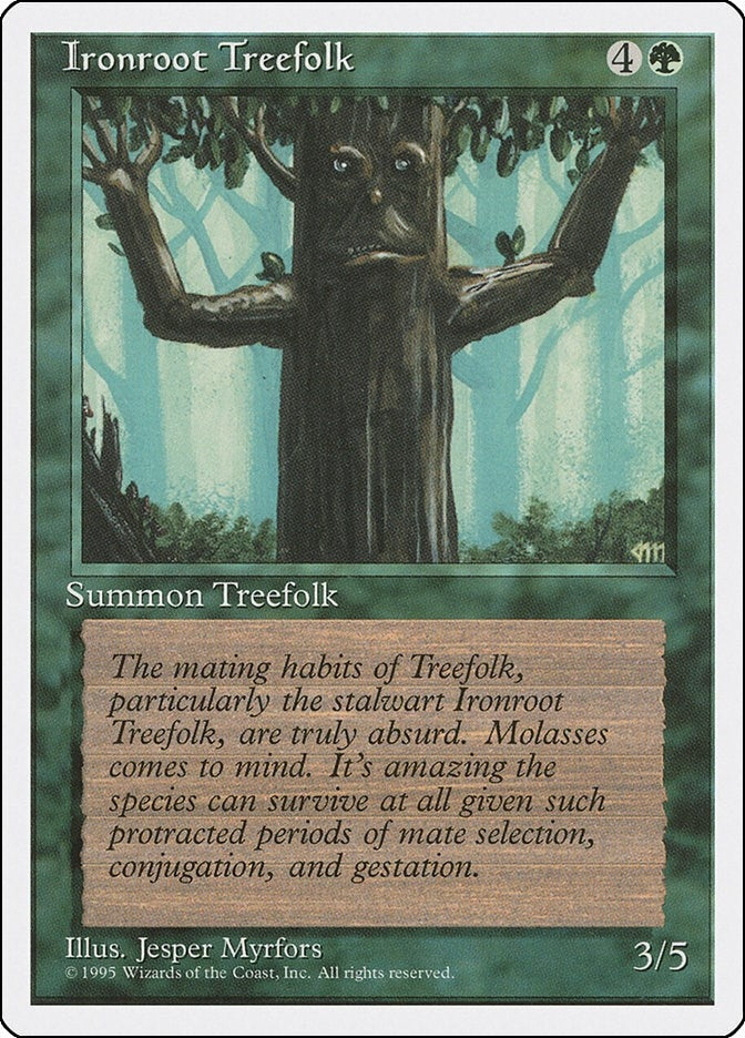 Image for Ironroot Treefolk [Fourth Edition]