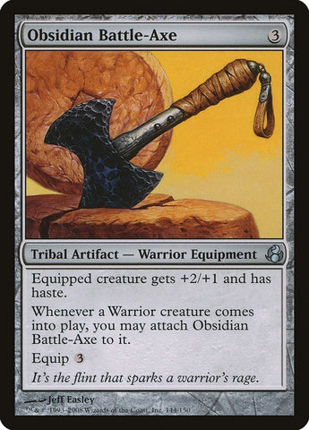 Image for Obsidian Battle-Axe (144) [Morningtide]
